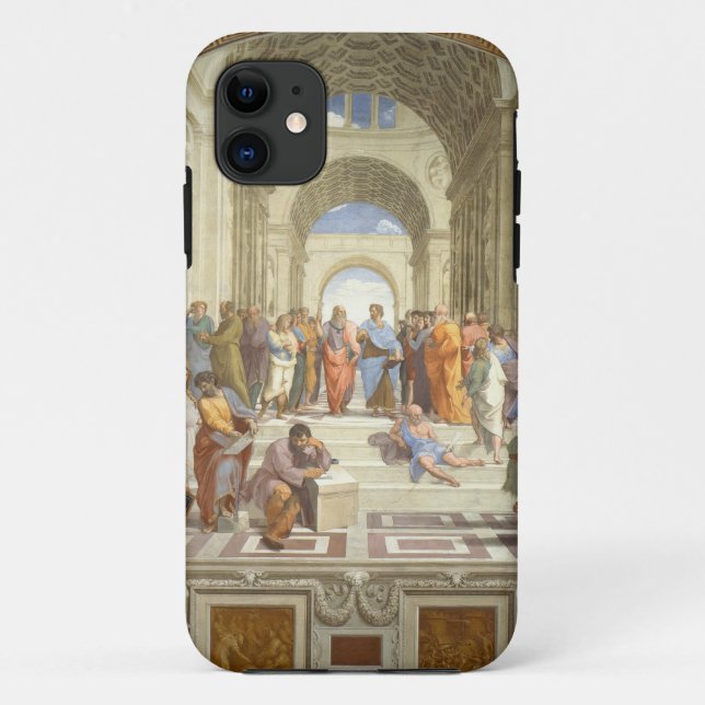 Capa Para iPhone 11 Escola de Atenas (Verso)