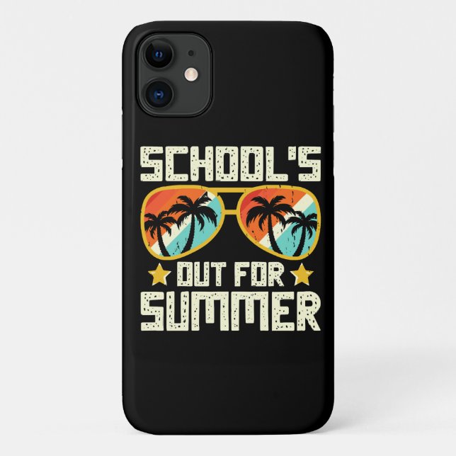 Capa Para iPhone 11 Escola Fechada Para o Verão (Verso)