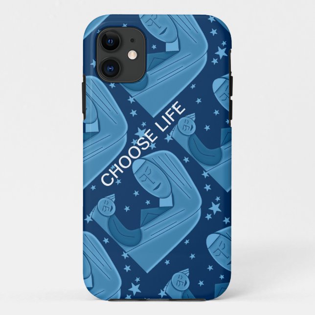 CAPA PARA iPhone 11 ESCOLHA A VIDA (Verso)