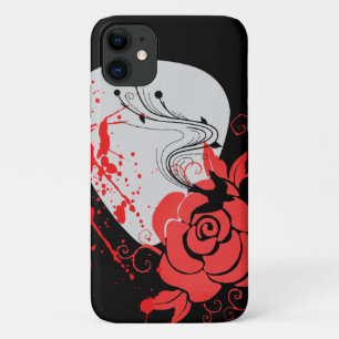 Capa Para iPhone 11 Escolha, engolir, sangue e rosa
