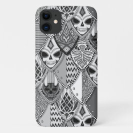 Capa Para iPhone 11 escudos góticos pb