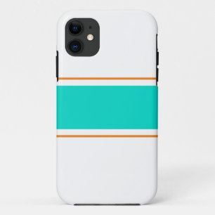 Capa Para iPhone 11 Esforços Laranja-Laranja Esportivos De Aqua Teal L