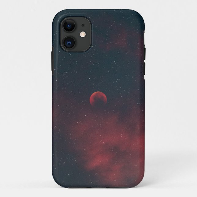 Capa Para iPhone 11 Espaço bonito (Verso)