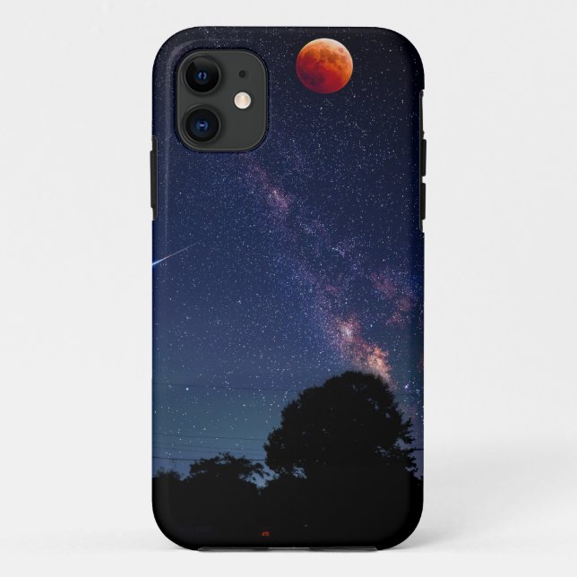 Capa Para iPhone 11 Espaço Bonito (Verso)