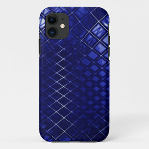 Capa Para iPhone 11 Espalha azul escura desenhando um pouco de juta cu