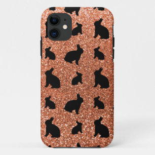 Capa Para iPhone 11 Espelho esbranquiçado do coelho de laranja-acastan