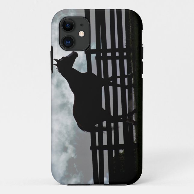 Capa Para iPhone 11 Esperando o exemplo seguinte da case mate do (Verso)