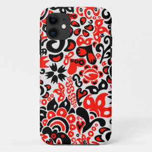 Capa Para iPhone 11 Espetáculo floral de arte popular ucraniana