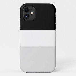 Capa Para iPhone 11 Esportes Largas de Cinzas Pretas e Espalhadas Bran