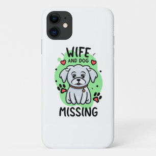 Capa Para iPhone 11 Esposa e Cachorro Desaparecidos
