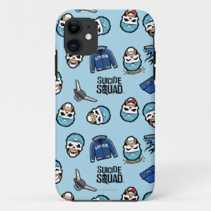 Capa Para iPhone 11 Esquadrão Suicida   Capitão Boomerang Emoji Patt