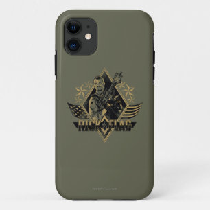 Capa Para iPhone 11 Esquadrão Suicida   Crachá de Sinalizador do Rick