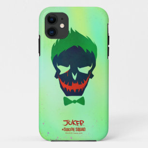 Capa Para iPhone 11 Esquadrão Suicida   Ícone Cabeça de Joker