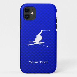 Capa Para iPhone 11 Esqui de neve azul