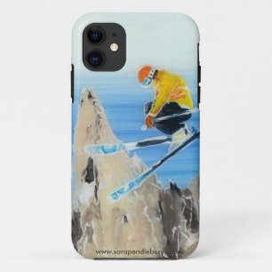 Capa Para iPhone 11 Esqui do primavera em Flegere