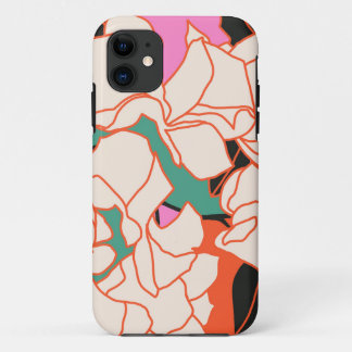 Capa Para iPhone 11 Essência de Bougainvillea rosa