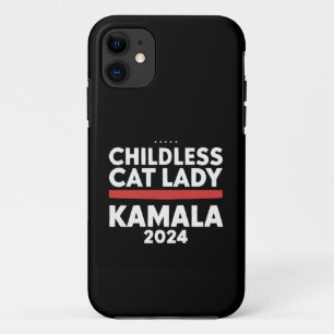 Capa Para iPhone 11 Esta Senhora dos Gatos sem Filhos está votando Kam