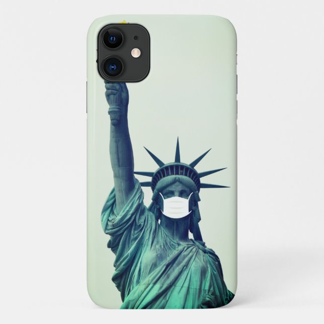 Capa Para iPhone 11 Estátua da Liberdade (Verso)