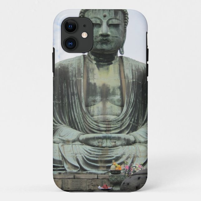 Capa Para iPhone 11 Estátua de Buda Budismo (Verso)