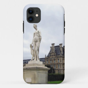 Capa Para iPhone 11 Estátua nos Motivos do Louvre