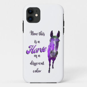 Capa Para iPhone 11 Este É Um Cavalo De Uma Púrpura De Cor Diferente