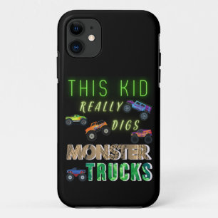 Capa Para iPhone 11 Este Garoto Realmente Dura Caminhões Monstros