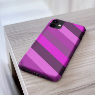 Capa Para iPhone 11 estética de padrão monocromático das listras cor-d