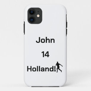 Capa Para iPhone 11 Estilo Atlético de Futebol Holandês Personalizado