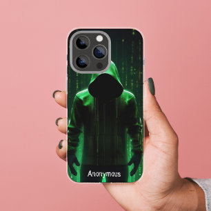 Capa Para iPhone 11 Estilo de Matriz Técnica Escura Personalizada do H