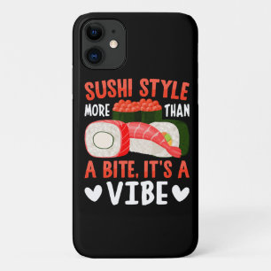 Capa Para iPhone 11 Estilo de Sushi Mais do que uma Mordida