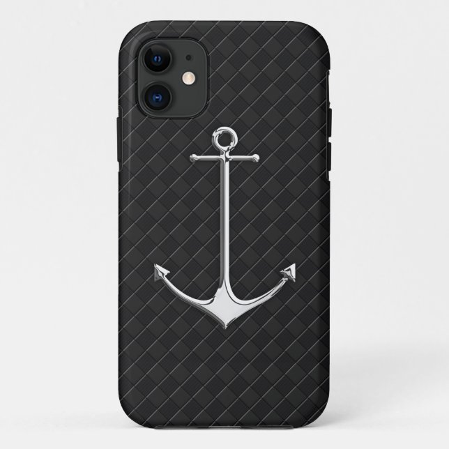 Capa Para iPhone 11 Estilo de Vida Náutico dos Verificadores de Couro  (Verso)