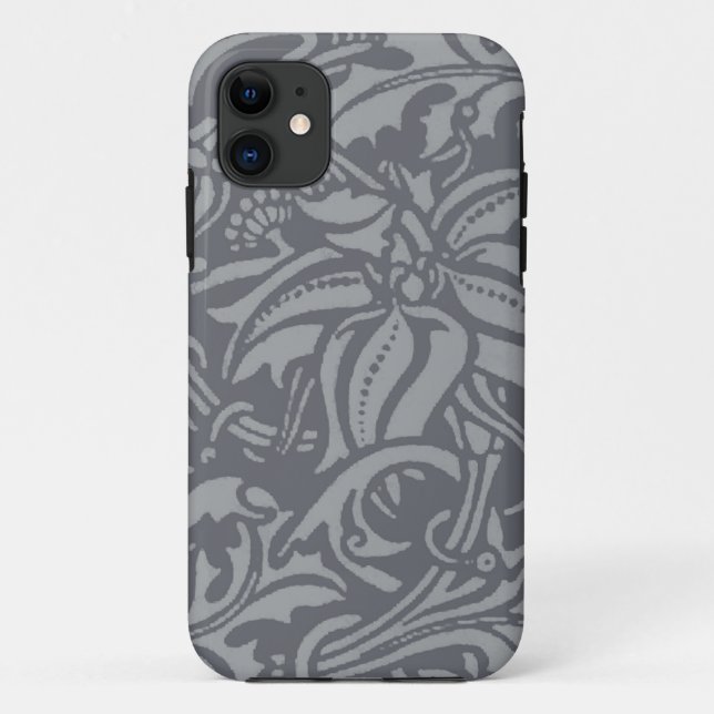 Capa Para iPhone 11 Estilo Escocês do nó William Morris (Verso)