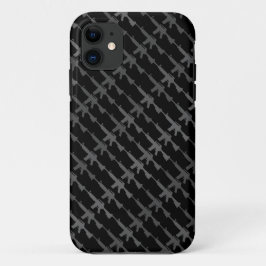Capa Para iPhone 11 Estilo Militar Gun Camouflage GI Rifle Grãos Arref