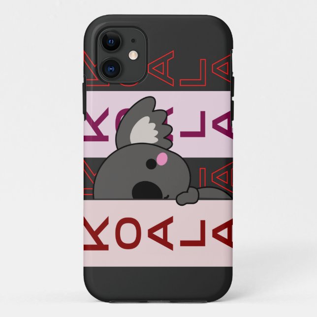 Capa Para iPhone 11 Estilo simples de tendências bonitinho Koala Austr (Verso)