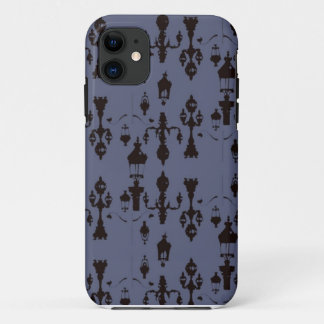 Capa Para iPhone 11 Estojo Damasco de Poste de Rua Parisiense