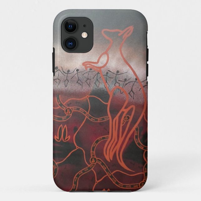 Capa Para iPhone 11 estojo de 11 canguru (Verso)