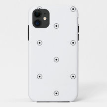 Estojo de Telefone com Padrão de Pontos Minimalist