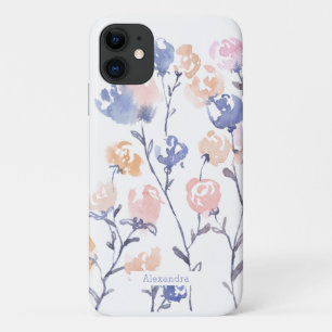 Capa Para iPhone 11 Estojo de telefone personalizado com padrão de aqu