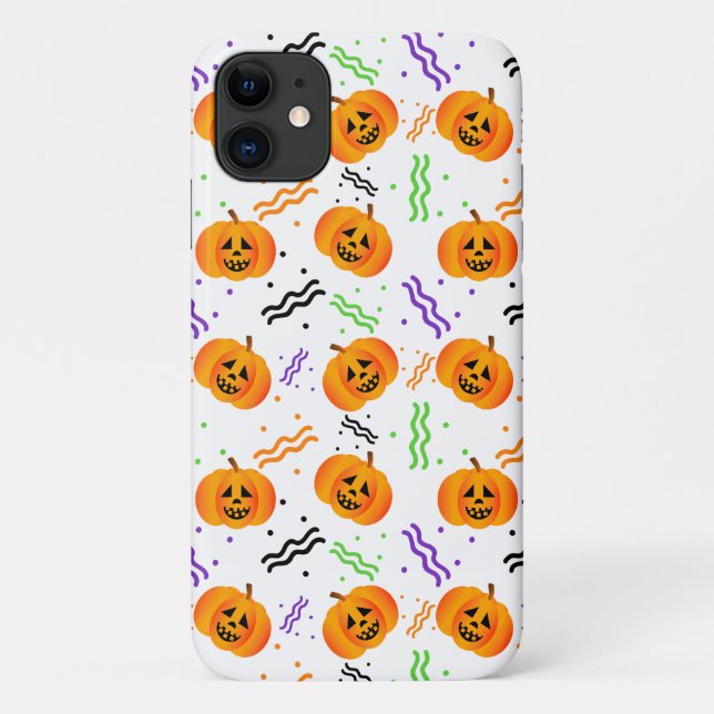 Capa Para iPhone 11 Estojo Festivo Jack-O'-Lanterns Case-Mate para iPh (Verso)