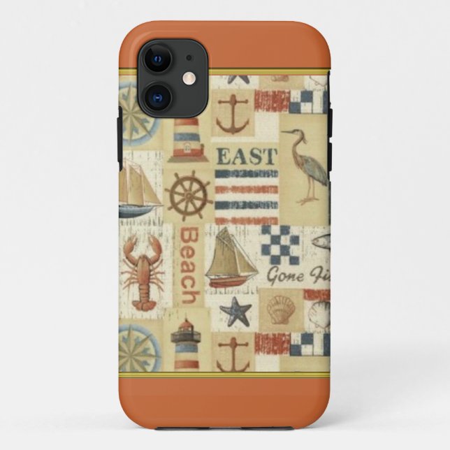 Capa Para iPhone 11 Estojo Náutico Case-Mate (Verso)