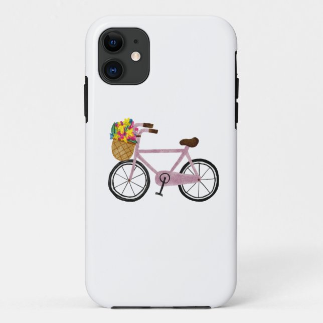 Capa Para iPhone 11 Estojo para iPhone 11 Bicicleta Bonita (Verso)