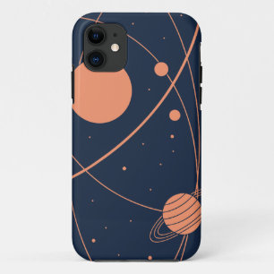 Capa Para iPhone 11 Estojo para iPhone 11 Minimalista Espaço em Órbita