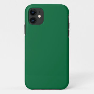 Capa Para iPhone 11 Estojo Verde para iPhone Minimal Sólido Matte