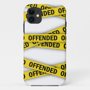 Capa Para iPhone 11 Estou ofendido que a fita policial não atravesse