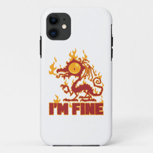 Capa Para iPhone 11 Estou queimando o Dragão
