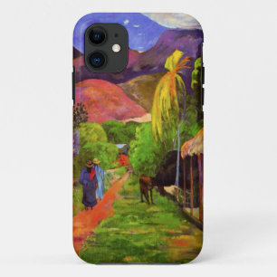 Capa Para iPhone 11 Estrada de Gauguin no caso do iPhone 5 de Tahiti