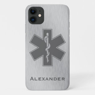 Capa Para iPhone 11 Estrela branca e preta de ambiente personalizada