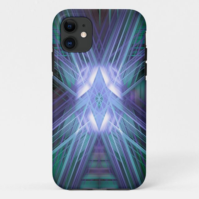 Capa Para iPhone 11 Estrela brilhante azul (Verso)