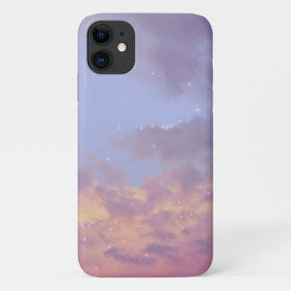 Capa Para iPhone 11 estrela do céu pastoso estrela da nuvem luz do so