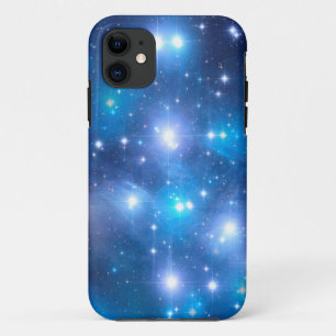 Capa Para iPhone 11 Estrelas do Universo Azul + suas ideias